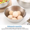 LEKEFETO Set of 6 Stainless Steel Mixing Bowls, Stainless Steel