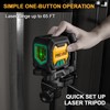 PREXISO Laser Level with 47 Inch Tripod, IP54 Rechargeable 65Ft