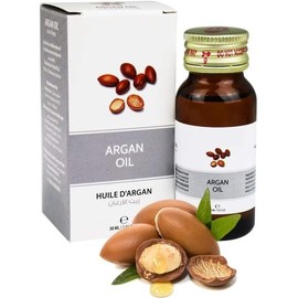 100% Natural Argan Oil, Deeply Moisturizing For Beautiful, Silky Hair & Nutrient Rich for Healthy Nails. Fast Absorbing & Longer Lasting, 30ml