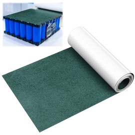 Pangda Electrical Insulating Adhesive Paper 0.2mm Thickness 200mm 7.9 Inches Width 9.9 ft Length Battery Pack Insulator Gasket Insulation Film Insulation Sheet for Battery Pack, Green