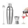 Coollooda Cocktail Cocktail Shaker Graduated Set of 3 Cocktail Set