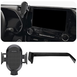 AOUKKL Car Phone Holder Fits for Toyota Highlander 2020-2025 Accessories(Only fit for 8-Inch Screen),Thick Cases Friendly,Cell Phone Mount for 4.7-7 in Phones