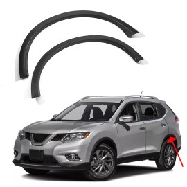 ZXMT For 2014-2016 Nissan Rogue Rear Left &Right Fender Flare Trim Wheel Arch Molding