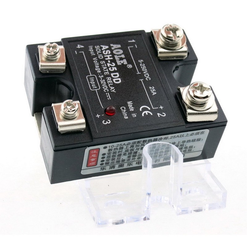 WerFamily SSR Solid State Relay SSR-25DD DC-DC 3-32V DC /