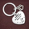 Nfyxcaz Frenchie Keyring French Bulldog Gifts for Dog Lovers Dog
