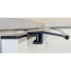 Hand Towel Holder Black Anodised 270 mm for Kitchen Bathroom