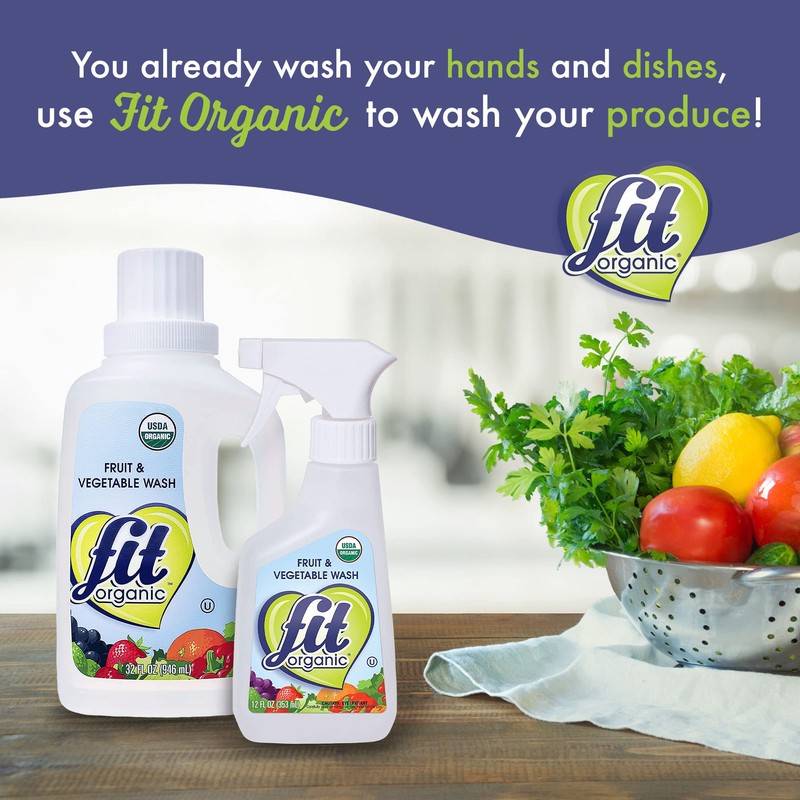 FIT Organic - USDA Certified, Tasteless and Odorless Fruit and
