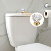 sourcing map Toilet Tank Button, Crystal Toilet Button Replacement for