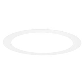 M METERXITY 1-Pack Goof Rings for 6 Inch Recessed Lights, 5.9" ID 7.5" OD Durable Steel Trim Ring Flush Mount White Can Light Trim Ring Cover for Ceiling Can Downlights