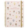 Sunstar Bungu Atsume Animal Crossing, Notebook, Ring, B6, Pink S2639548