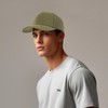 BOTVELA Men Baseball Cap Laser Cut Mesh Snapback Hat (Army