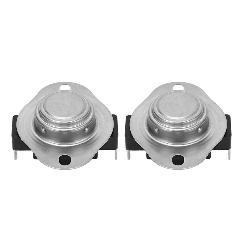 2PCS Snap Disc Temperature Switch Bimetal Engineering Plastic 25A Thermostat