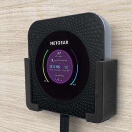 Wall Mount Router Holder Black with Felt Insert Suitable for Netgear Nighthawk M1 M2 M5 MR1100 MR5200