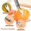TVSVKWE 2 Pieces Peeling Tools, Stainless Steel Fruit Tools, Fruit