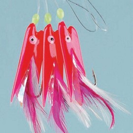 Fladen Pink Hokki - Max Tempter Rig with 6/0 hooks