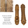 Sliding Barn Door Handles Large Rustic Dual Side Design for