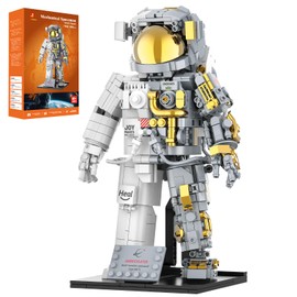 JMBricklayer Space Astronaut Building Block Sets for Adults, 1008 PCS Spaceman Toys with Display Stand, STEM Science Toy 70131, Home or Office Decor, Cool Collectible Gifts for Kids 8-14 Boys Girls