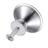 20Pcs Kitchen Door Knobs Cupboard Knobs Silver Cupboard Handles Chrome