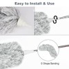 Vicloon Washable Telescopic Duster, Microfibre Stainless Steel Telescopic Rod and