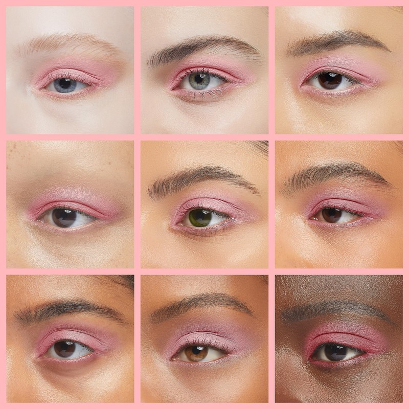 IS'MINE ISMINE Single Eyeshadow Powder Palette, Matte Light Pink, High