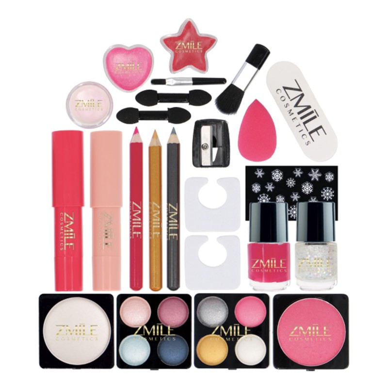 ZMILE COSMETICS Advent Calendar Cube 'Merry Christmas' Silver/Gold/Magenta - Vegan