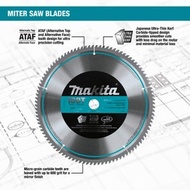 Makita A-93706 12-Inch 40 Tooth Micro Polished Mitersaw Blade