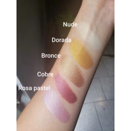 Hebbe Cosmetics Mica Mineral Cosmetica Pigmento 1 Pza 10g Dorada