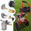 Biswing Pressure Washer Pump, 3/4" Shaft Horizontal Axial Plunger, 3400