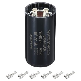 PATIKIL Motor Start Capacitor, 161-193uF/Mfd 110-125V 50/60Hz CD60 Run Capacitor Motor Round Starting Capacitor for Electric Motor Starts Running