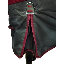 BARN & STABLE 600Denier 3000mm/3000mvp Super Waterproof & Breathable Horse Blankets for Winter with 200g Fill
