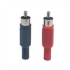 RCA Plug Audio Video Cable Gender Adapter Plug BL05732 Red 100ea