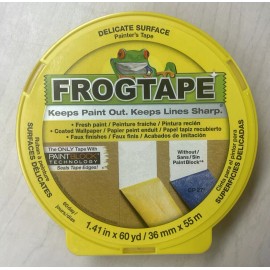 Frog Tape Delicate Surface Painters Masking Tape 1.41" x 60 Yard Yellow