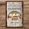 schilderkreis24: Rustic Wooden Sign - 'Zuhause ist da wo wir