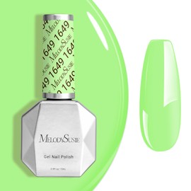 MelodySusie MelodySusie Neon Green Gel Nail Polish,0.5fl oz Light Lime Green Nails Soak Off UV LED Bright Green Gel Polish Nail Art Manicure Salon DIY Nail Design Decoration at Home Gift for Women-1649