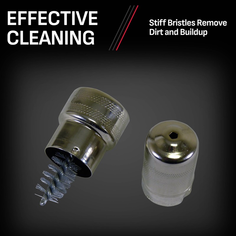 Schumacher Electric Battery Terminal Cleaning Brush, Removes Buildup from Top