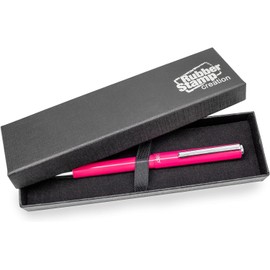 Heri Metal Signature Stamp Pen with Free Engraving - Pink