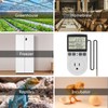 KETOTEK Digital Thermostat Outlet Plug Temperature Controller Outlet Socket 120V