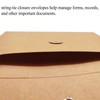 10 Pcs A4 Kraft Paper Envelopes File Folders Pockets Project