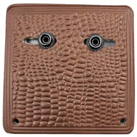 Wrestling Belt Display Wall Mount Hanger Black Leather Heavy-Duty Universal Belts Multiple Display 2 Pcs (Brown)