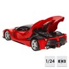 Bburago 1:24 Diecast Model, LaFerrari Race & Play Edition, Red