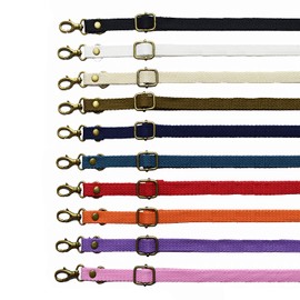 CRShip 2-Way Neck Strap, Crossbody Shoulder Strap, Adjustable Length, Portable, Fall Prevention, Employee ID Card, Name Tag, Passcase, Strap Included, Canvas, Cute, Stylish, Ten Colors.., canvas