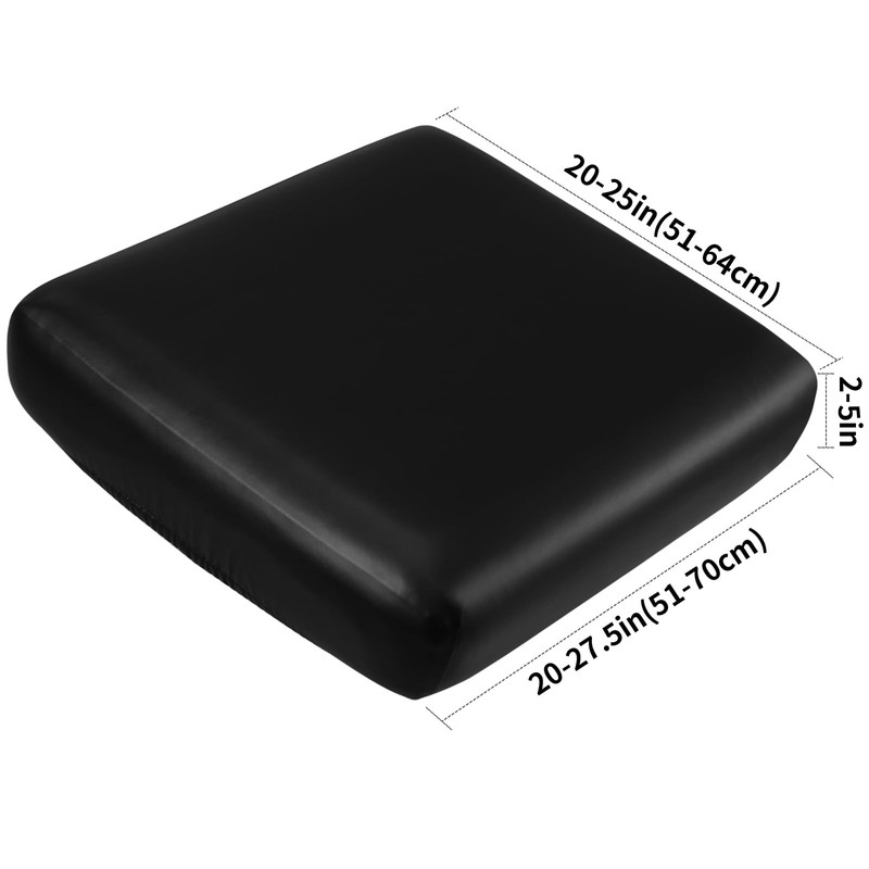 YISUN Waterproof PU Leather Couch Seat Covers, Stretch Individual Seat