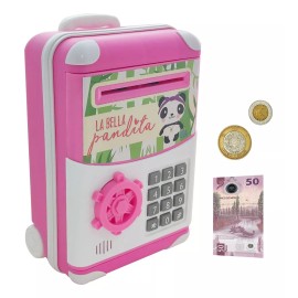 la bella pandita Alcancia Electronica Caja Fuerte Dinero Cajero Automatico