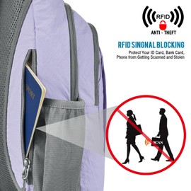 G4Free Sling Bag Backpack, Anti-Theft Chest Bag, Shoulder Bag, Crossbody, Gym, Daypack with Headphone Hole for Outdoor, Cycling, Travel, Hiking, Men and Women, Taro purple