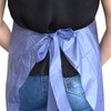 6 MIL Blue Vinyl Apron, Tie Strings & Die Cut
