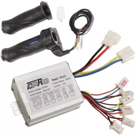 Unbranded Brush 24V 500W Speed Controller Throttle Grip For Tricycle Electric Quad Bike