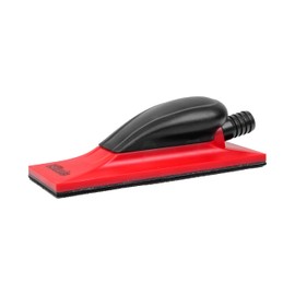 NTools SPO Hand Sander with Suction and , 198 x 70 mm | Sanding Block with Suction | Dust-free Grinding: Suction Hole System and Adjustable Hose Connection