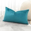 Artscope Luxury Velvet Cushion Covers Decorative Lumbar Pillowcases Soft Solid