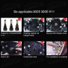 AUIMSOCO 9005 H11 LED Headlight KIT Combo Bulbs 6000K High&Low