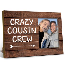 Cousins Picture Frame Wood Picture Frame Picture Frame for Desk Wall Picture Frames Unique Picture Frames Best Friends Picture Frame Photo Hanging Display Cousins Gifts Picture Gifts - Jrm682